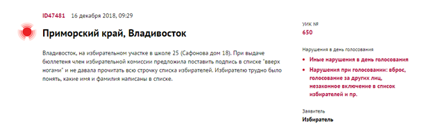 Более 50% зафиксированных нарушений ассоциацией «Голос» на выборах в Приморье оказалось фейком - Политика, Выборы, Факты, Новости, Актуально, Длиннопост