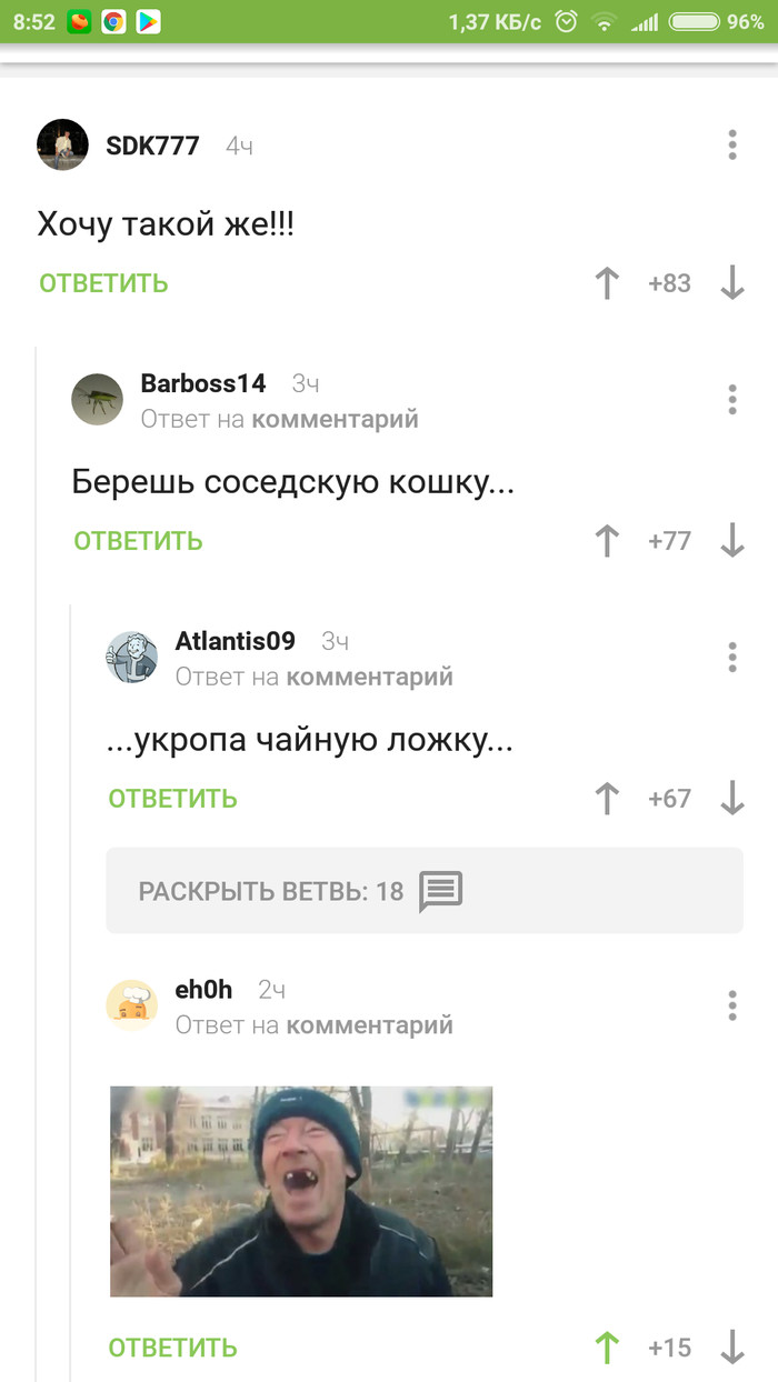 Комментарии - Забавное, Отзыв, Кот Шредингера, Комментарии на Пикабу, Скриншот, Комментарии