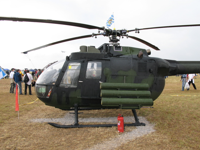 German helicopter VO-105 - My, Helicopter, Germany, Airshow, Longpost