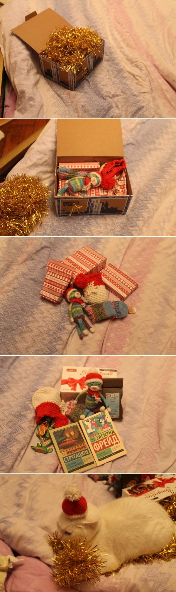 Parcel SPb-SPb - My, Secret Santa, cat, Presents, Gift exchange report, Longpost, Gift exchange