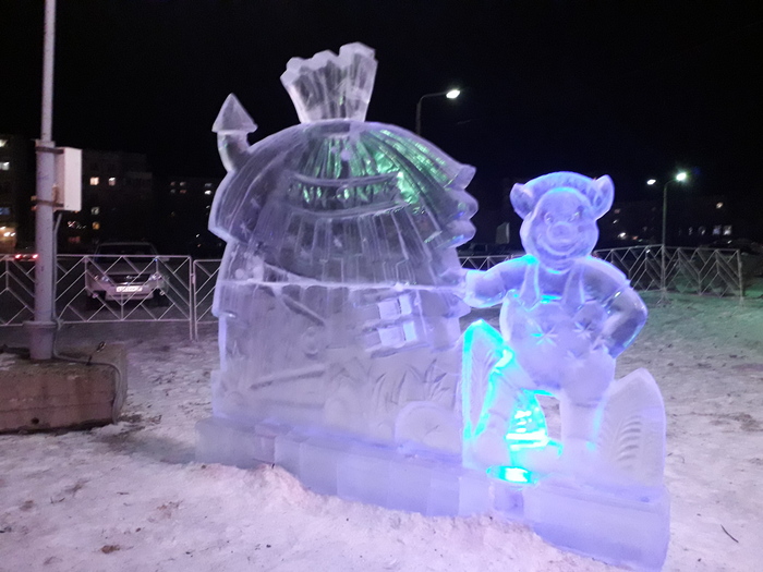 Немного зимнего настроения Новый Год, Ёлки, Ледяная скульптура, Длиннопост