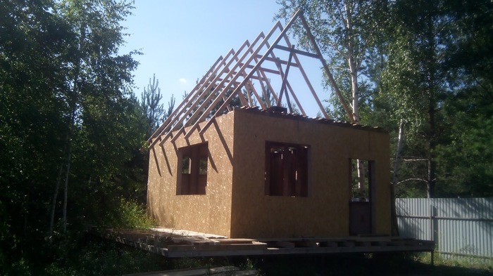Строительство дачного домика своими руками