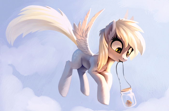 Cupcake In Glass Jar My Little Pony, Derpy Hooves, Ramiras