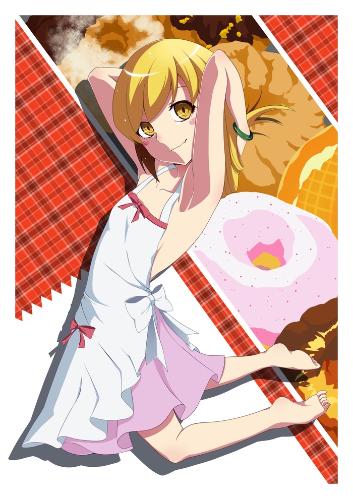    , Anime Art, Monogatari series, Shinobu Oshino