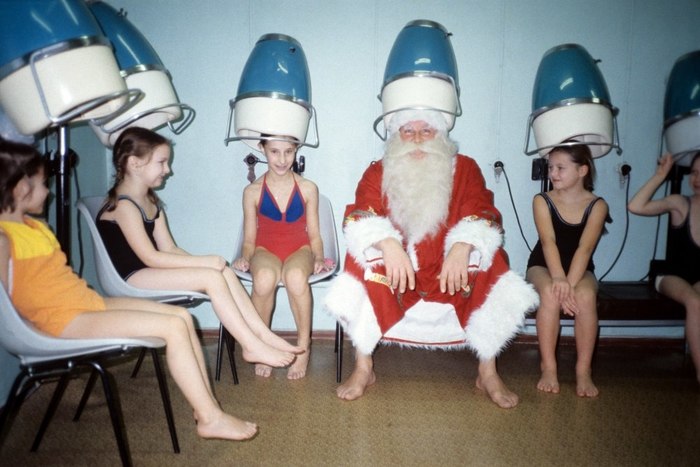 Photo with Soviet Santa Claus - Accordion, Father Frost, New Year, , The photo, Nostalgia, Longpost, Repeat