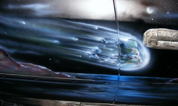 My airbrushing - My, Airbrushing, Creation, I'm an artist - that's how I see it, Art, Crooked hands, Longpost