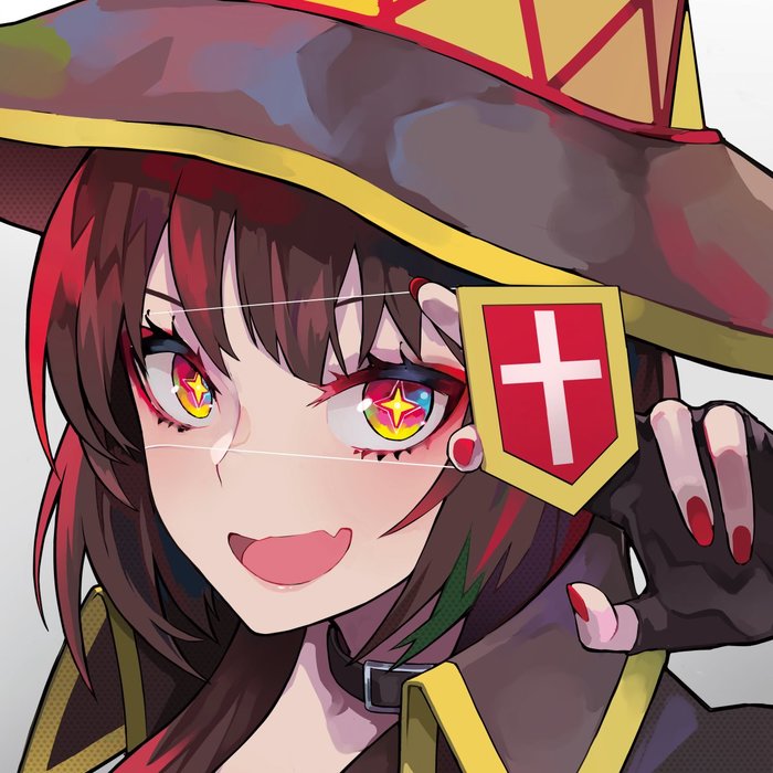 Megumin Anime Art, , Konosuba, Megumin, Ramlabo