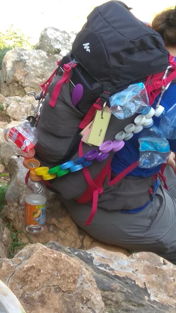 My guide's tool for collecting empty bottles on the trail - Ecology, Life hack, Reddit, Garbage, Guide