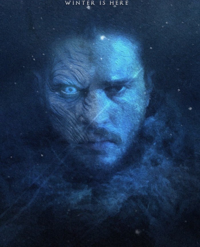 Game of Thrones sequel coming soon... - Jon Snow, Game of Thrones, Winter, Poster, Serials