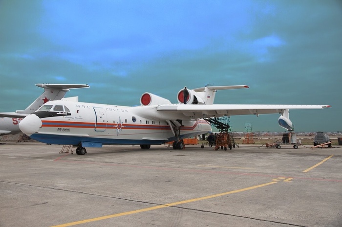 Another Be-200ChS made its first flight - , Beriev, Ministry of Emergency Situations, Aircraft construction, Russia, Production, Russian production, Be-200
