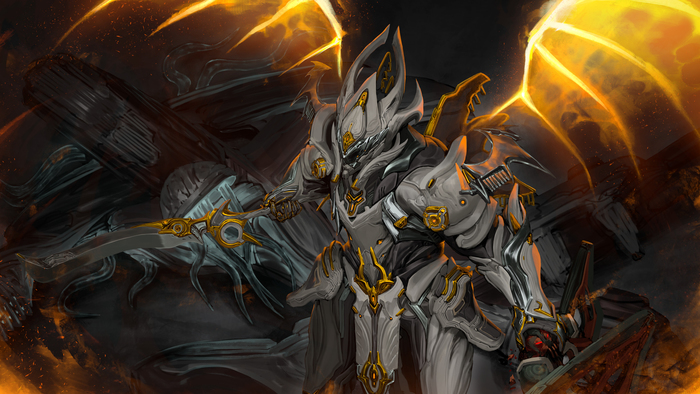 Sentient Slayer Chroma Prime - Kevin Glint, Warframe, Games, Art, , , 