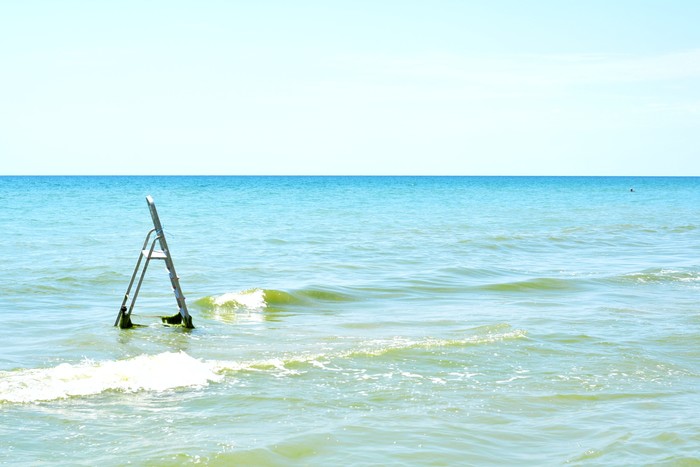 Rusty Generals Island - My, Sea, iron Port, Summer, Longpost