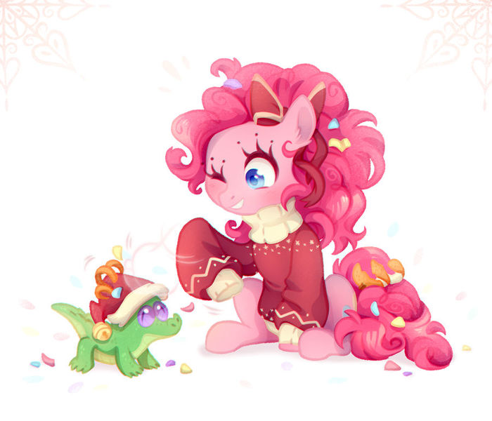    My Little Pony, Ponyart, Pinkie Pie, Gummy, Jumblehorse