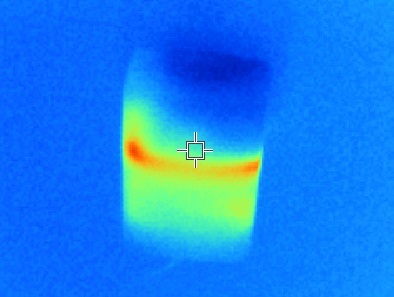 Простые вещи глазами тепловизора 3. Последняя, остатки. - Моё, Фотография, Тепловизор, Инфракрасная съёмка, Инфракрасное излучение, Быт, Бытовуха, Ноутбук, Простые вещи, Длиннопост, Инфракрасная съемка