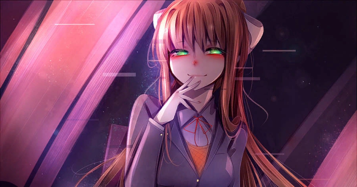 Ddlc. Моника ДДЛК. Doki Doki Literature Club Моника. Моника доки доки just Monika. Моника DDLC Arts.