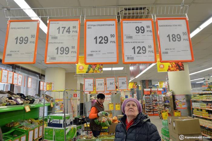 Rosstat: inflation beat the forecast of the Ministry of Economy - Society, Russia, Economy, Rosstat, Ministry of Economic Development, Inflation, Publishing house Kommersant, Rise in prices