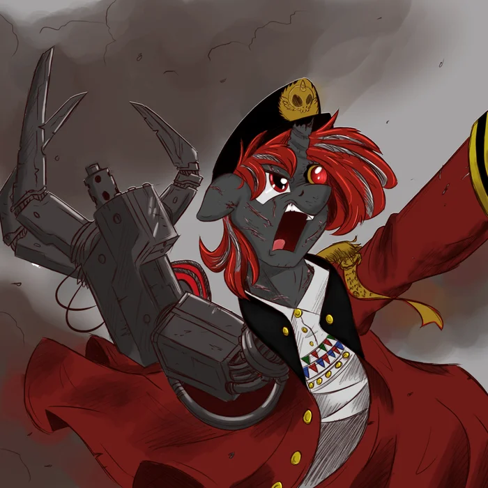 Armageddon changes people... - Warhammer 40k, Ponification, My little pony, Commissioner