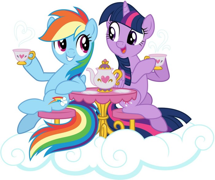  My Little Pony, Twilight Sparkle, Rainbow Dash, , Lahirien