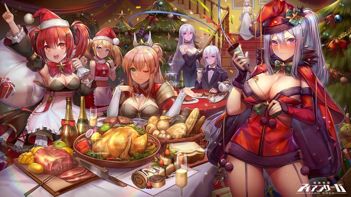 Anime Art - Anime art, Zjsstc, Christmas, Anime