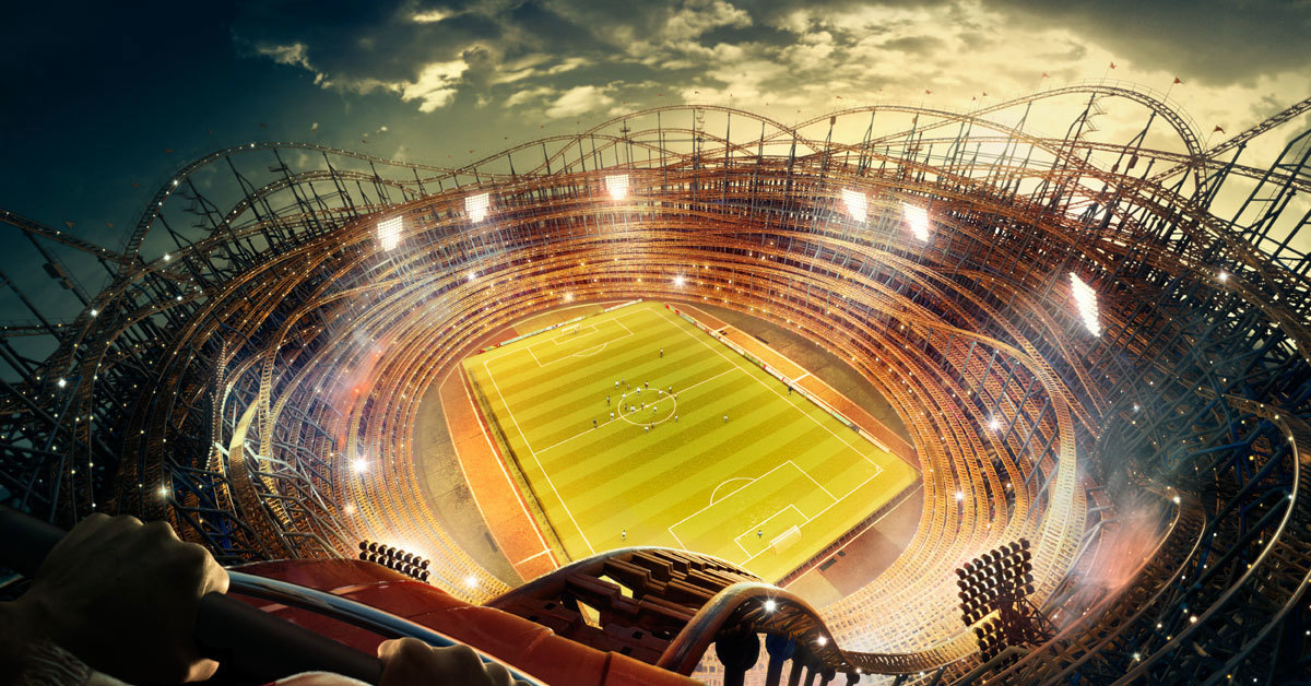 Стадион арт. Стадион ставки. Реклама на стадионе футбол. Футбол креатив.