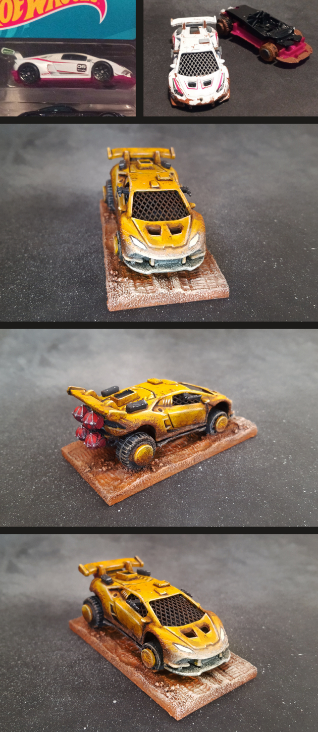 Pedal to the metal - Gaslands, , Car, Hot wheels, Matchbox, Conversion, Really long post, The photo, Longpost