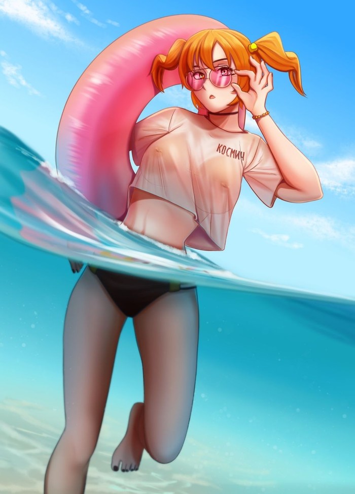 In this winter time, here's a little summer for you :3 - NSFW, Alisa Dvachevskaya, Visual novel, Endless summer, 