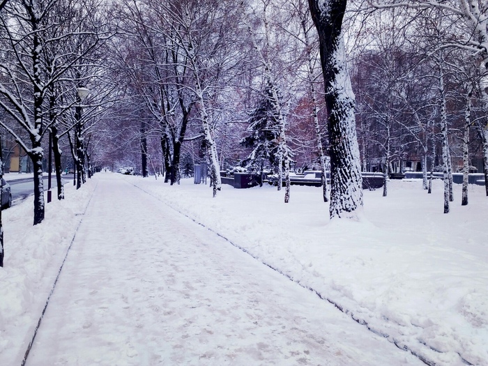 Only more beautiful! Donetsk(: - My, Donetsk, Opera theatre, Pushkin Boulevard, Winter, The photo, Longpost, Opera and opera houses