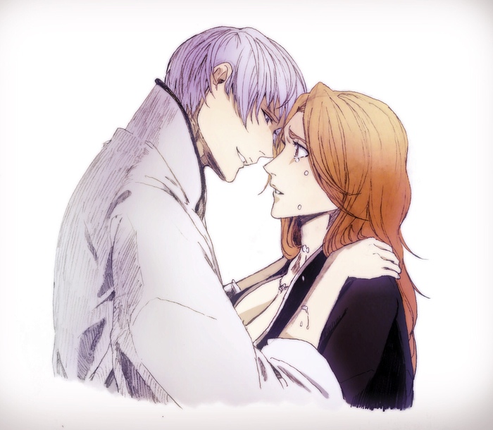 Bleach - Anime, Anime art, Bleach, Ichimaru Gin, Rangiku Matsumoto