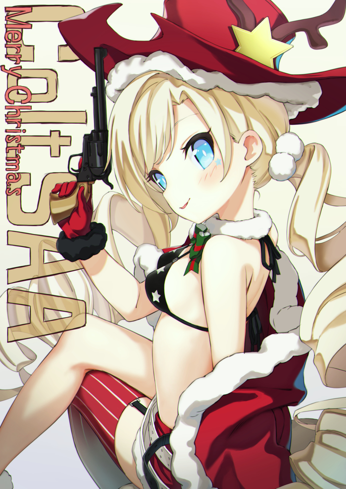 Colt m1873 - Anime art, Girls frontline, Colt m1873, New Year