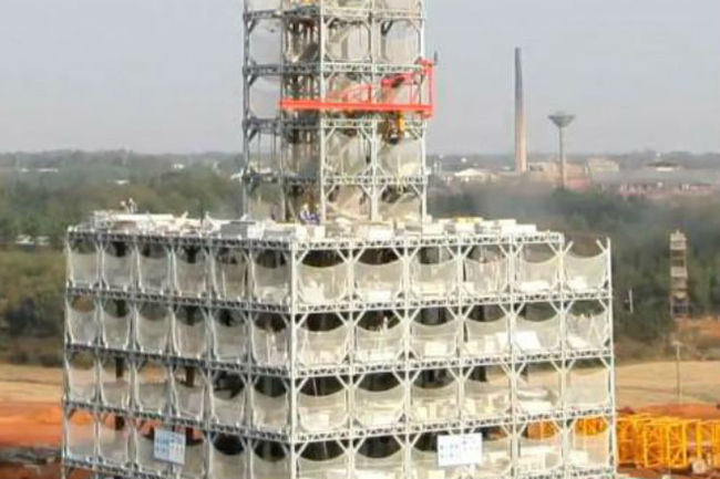 Crazy construction: a 30-storey hotel was built in China in 2 weeks - China, Hotel, Building, Video, Longpost