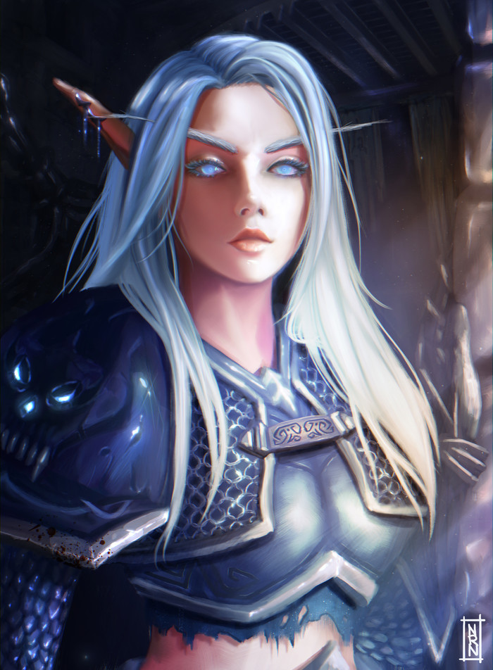 Death Knight. - World of warcraft, Death Knight, Art