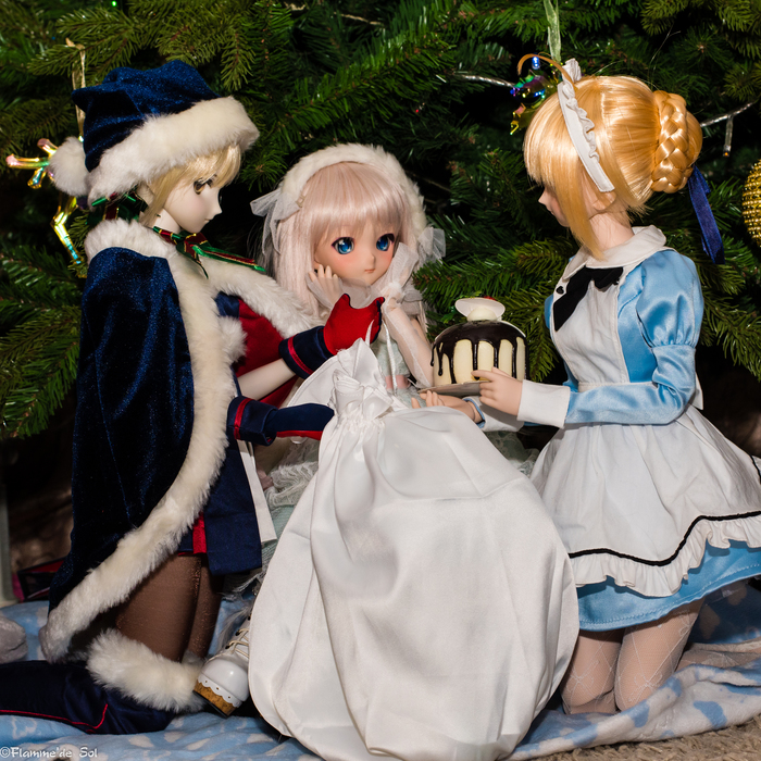 DollfieDream - Christmas! - My, Dollfiedream, Jointed doll, Saber, Saber alter, Anime, New Year