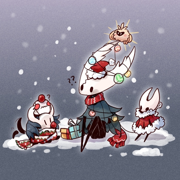 New Year's NK - Art, Games, New Year, Hollow knight