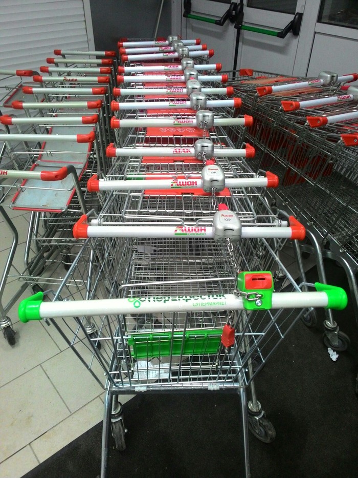 Sheltered - My, Auchan, Crossroads, Grocery trolley