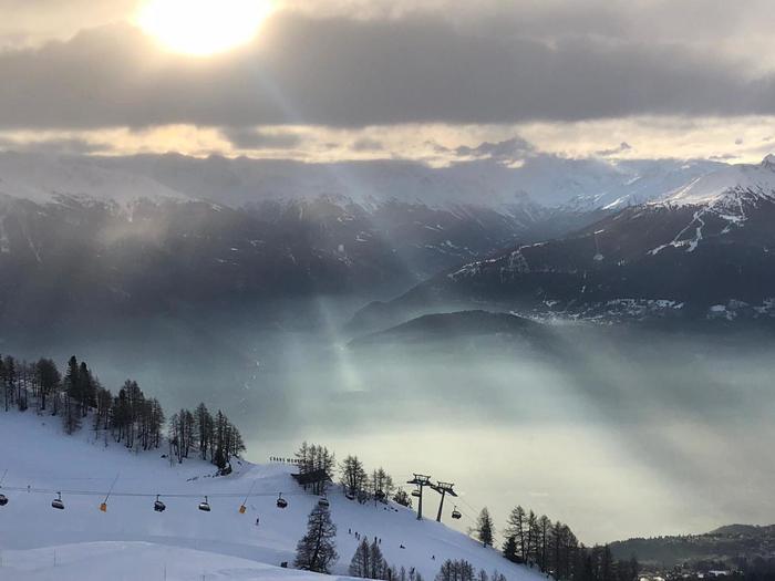 Morning in the Austrian mountains - My, The mountains, Austria, Morning, Beautiful view