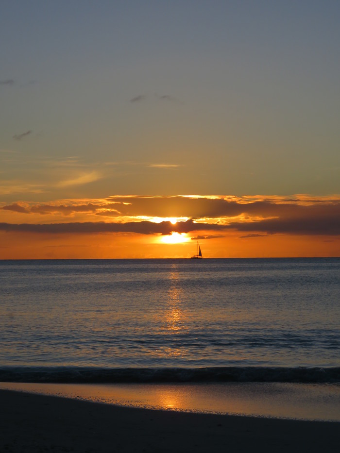 Sunset on Antigua - My, Sunset, Antigua and Barbuda, Landscape, beauty