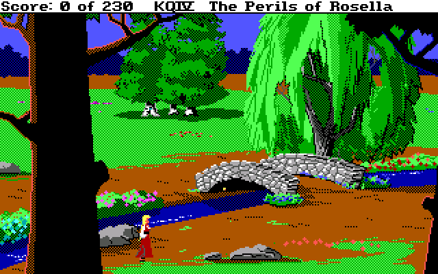 King's Quest IV: The Perils of Rosella. Часть 1. - Моё, 1988, Прохождение, Квест, Sierra, Игры для DOS, Ретро-Игры, Игры, Длиннопост