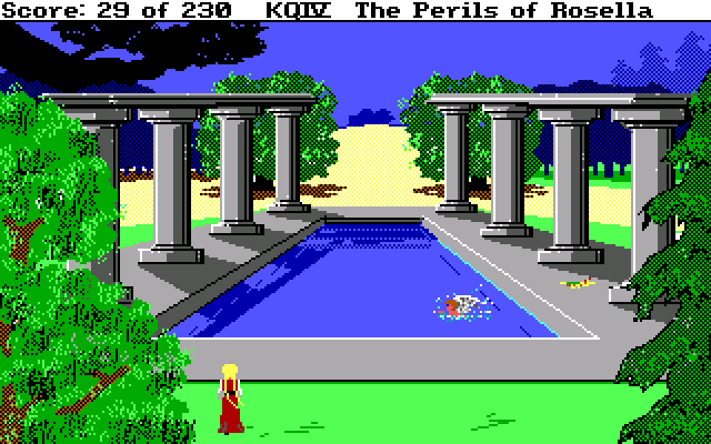 King's Quest IV: The Perils of Rosella. Часть 1. - Моё, 1988, Прохождение, Квест, Sierra, Игры для DOS, Ретро-Игры, Игры, Длиннопост