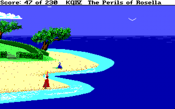 King's Quest IV: The Perils of Rosella. Часть 1. - Моё, 1988, Прохождение, Квест, Sierra, Игры для DOS, Ретро-Игры, Игры, Длиннопост