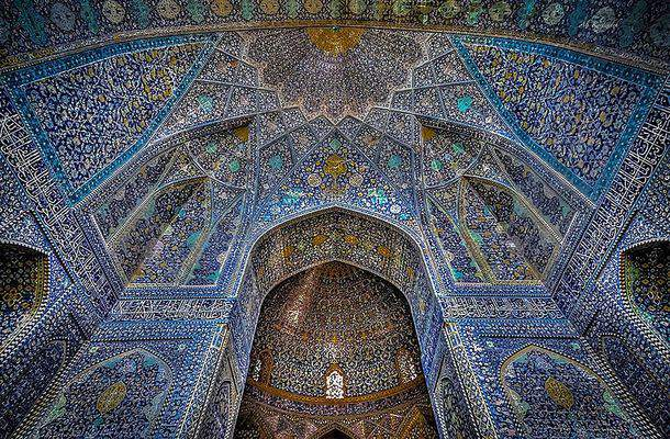 Architectural hypnosis in mosques. - Mosque ceilings, Architecture, Constructions, Longpost