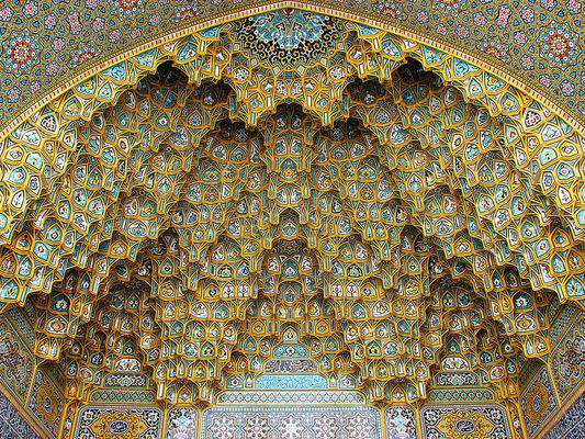 Architectural hypnosis in mosques. - Mosque ceilings, Architecture, Constructions, Longpost