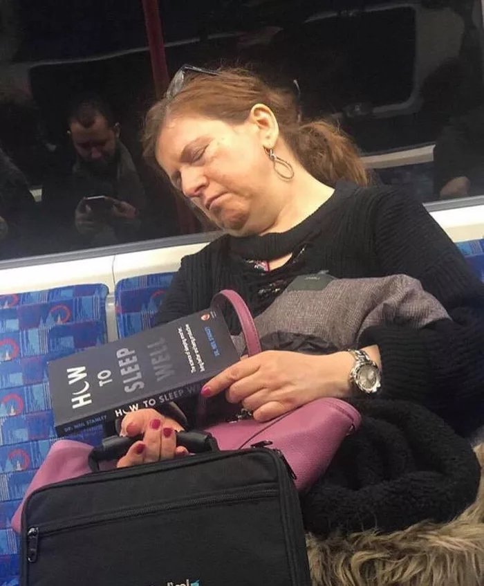 She got this book - Books, Dream, Metro, Female, Women