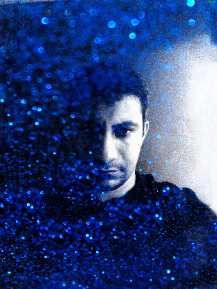 Mqadasi Blue Spells - My, , Portrait, The photo, Blue, Art, Digital, , 