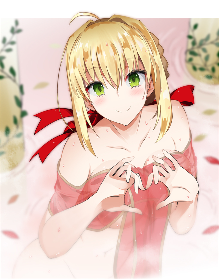 Anime art - Fate-Extra, Nero Claudius, Anime Art, Red Saber