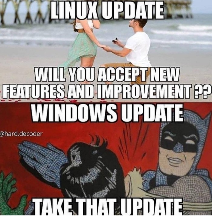 Linux VS Windows - Windows, Linux