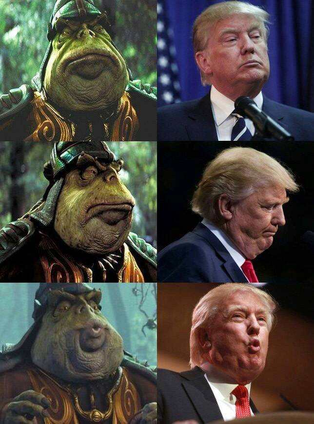 Donald Trump - Boss Nass - Donald Trump, , Star Wars