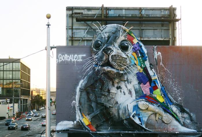 Street art - Street art, The photo, Garbage