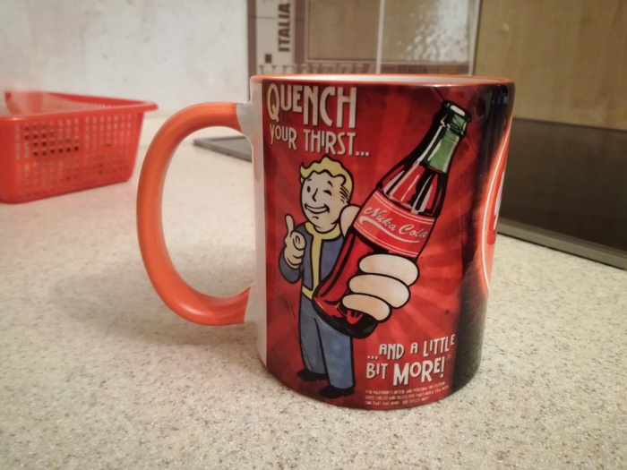 Walt boy approves again - My, Fallout, Vault boy, Кружки, AliExpress, Longpost