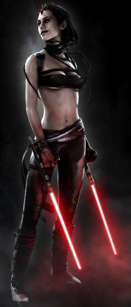 A selection of art of the beautiful half of the dark side - Art, Girls, Dark side, Star Wars, Longpost, Twilek