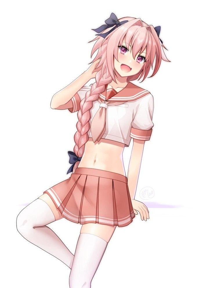 Astolfo - Astolfo, Fate, Fate Apocrypha, Its a trap!, Аниме, Арт, Anime Art, Anime Trap